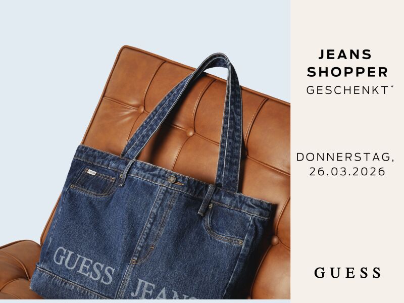 Introbild zu Artikel Ihr neuer Jeans-Shopper von Guess
